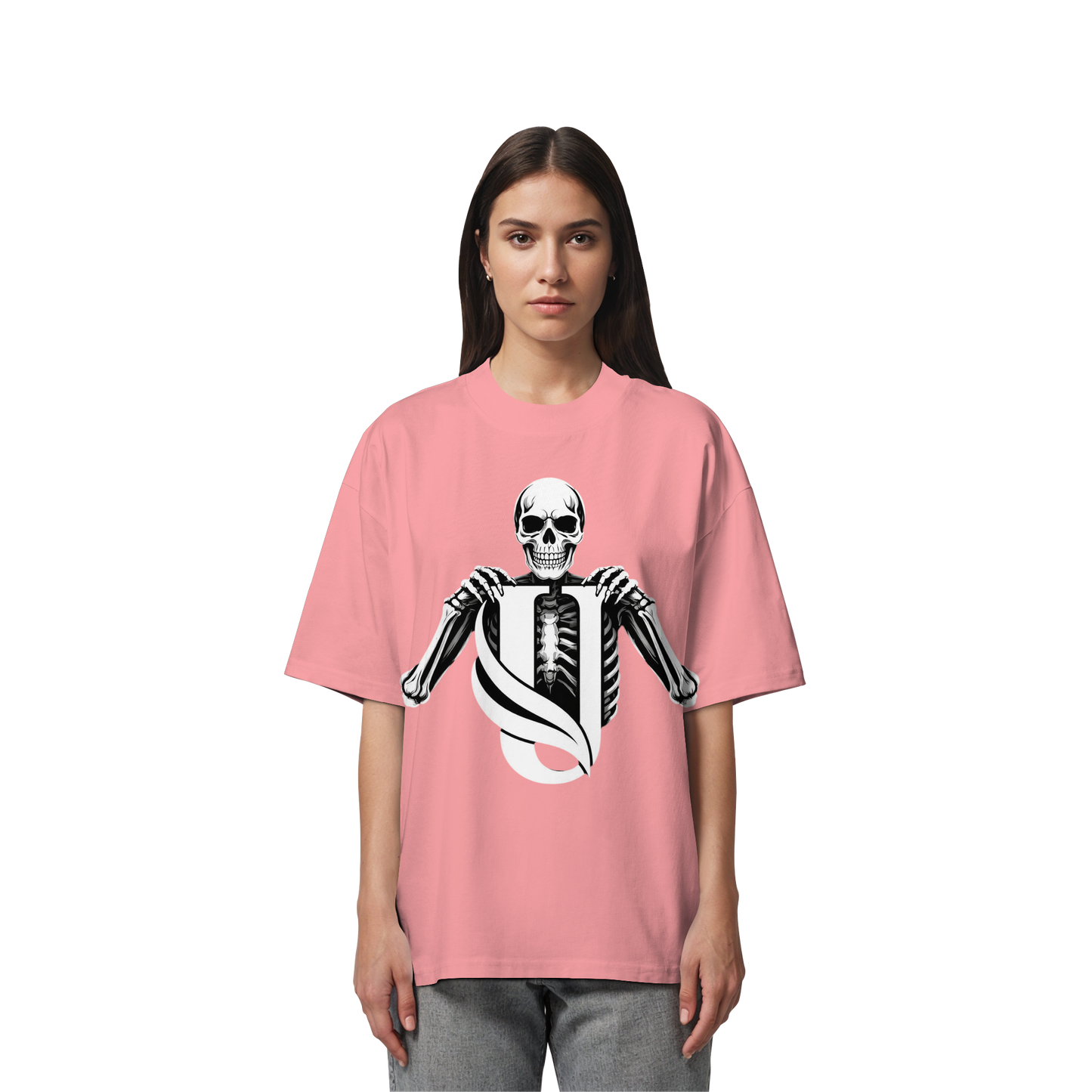 Unterzone Skull - Organic Oversize Shirt