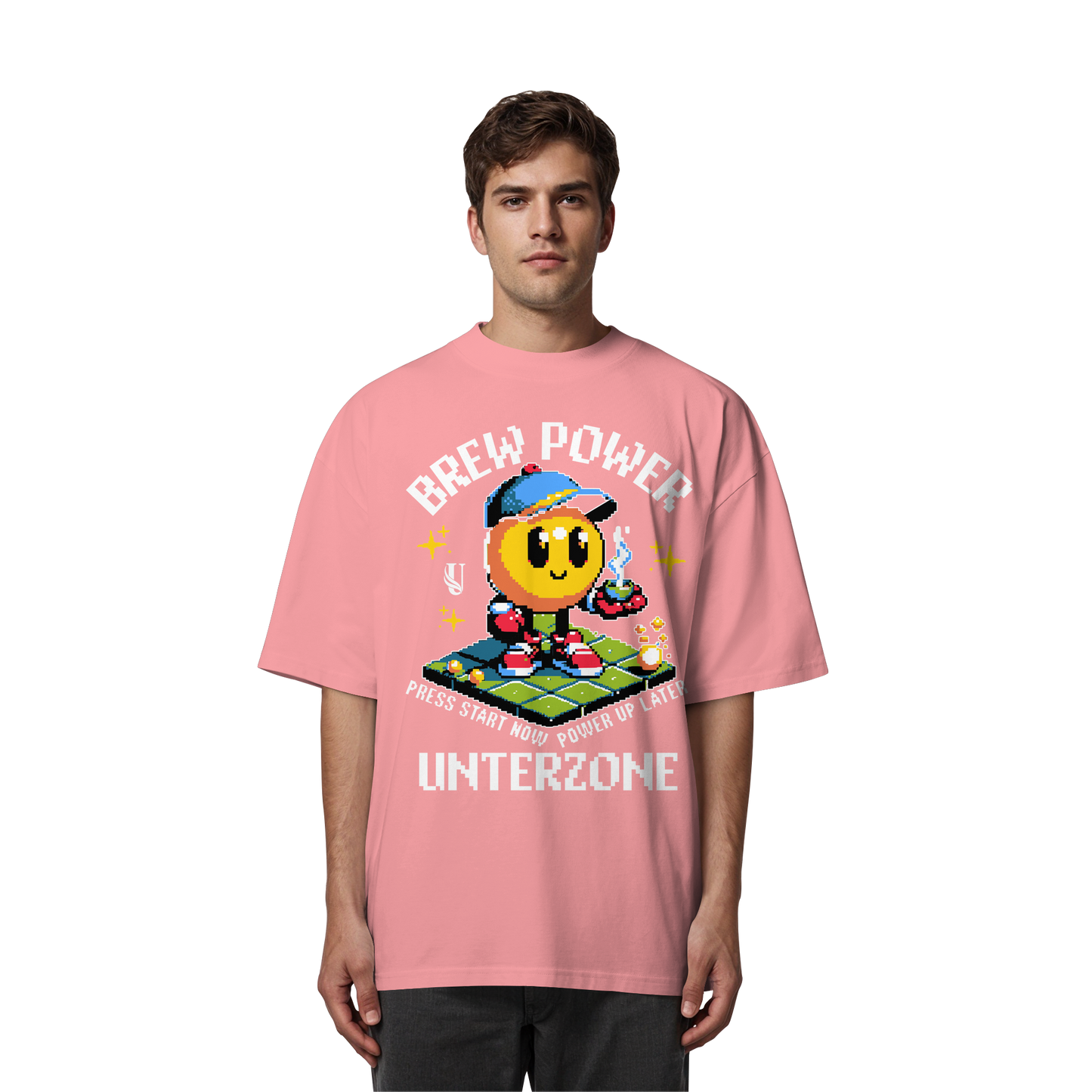 Unterzone Brew Power Organic Oversize Shirt - Organic Oversize Shirt