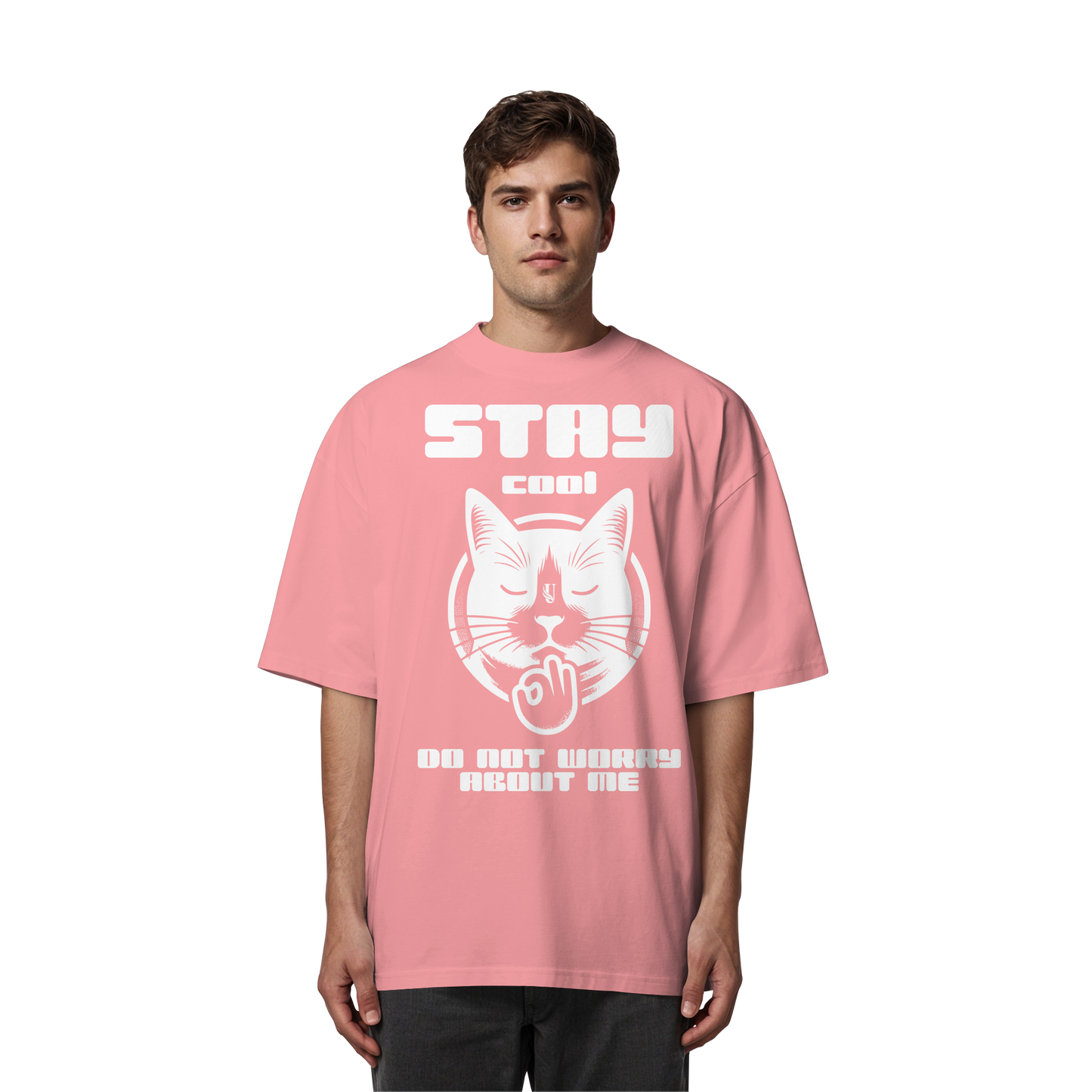 Unterzone Stay Cool Cat - Organic Oversize Shirt