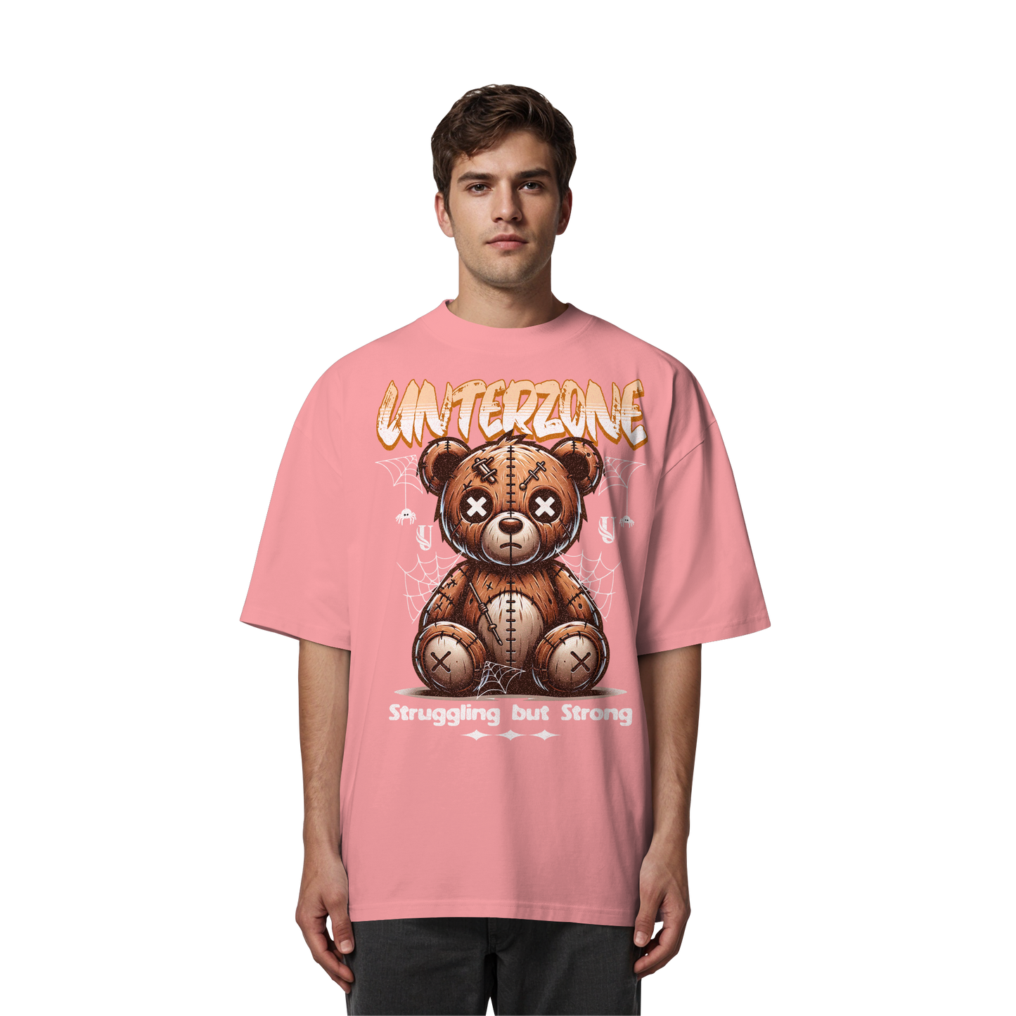 Unterzone The Bear Despair - Organic Oversize Shirt