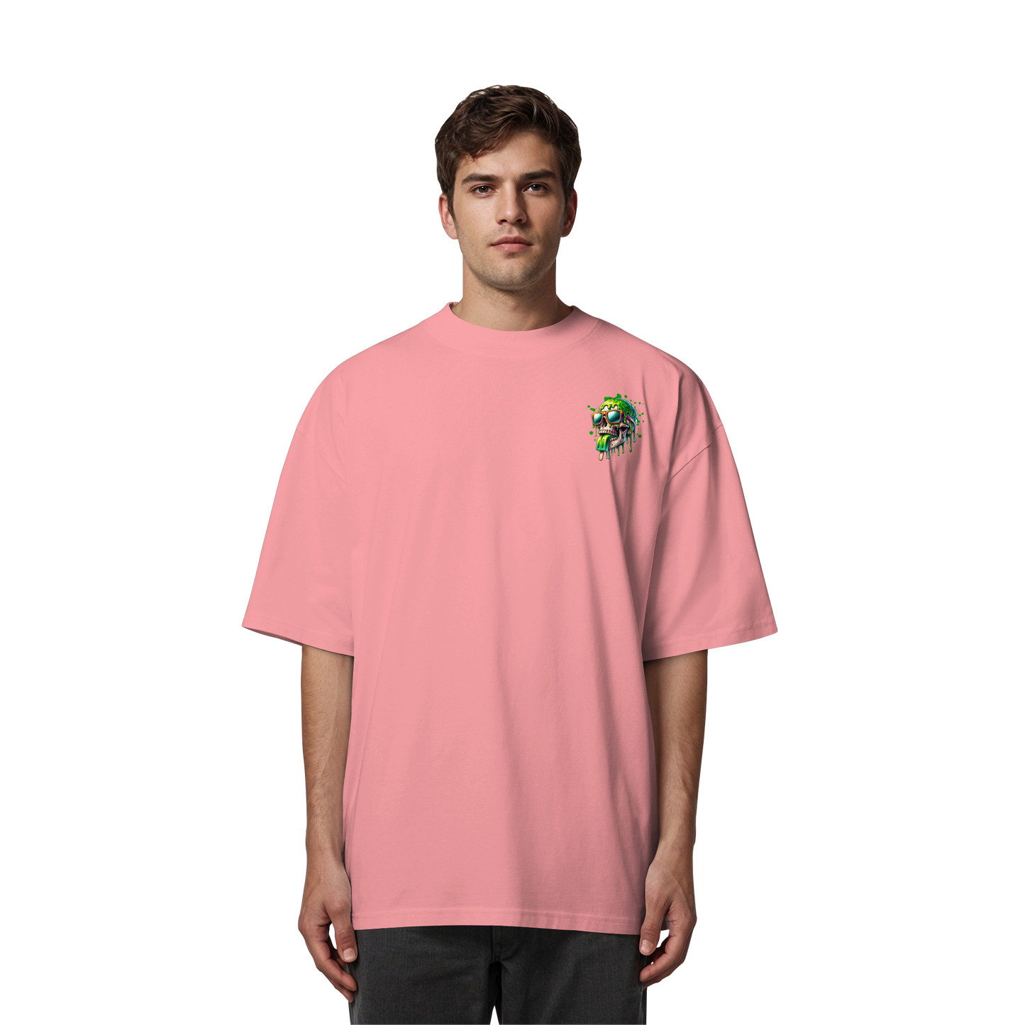 Unterzone Make Me Happy - Organic Oversize Shirt