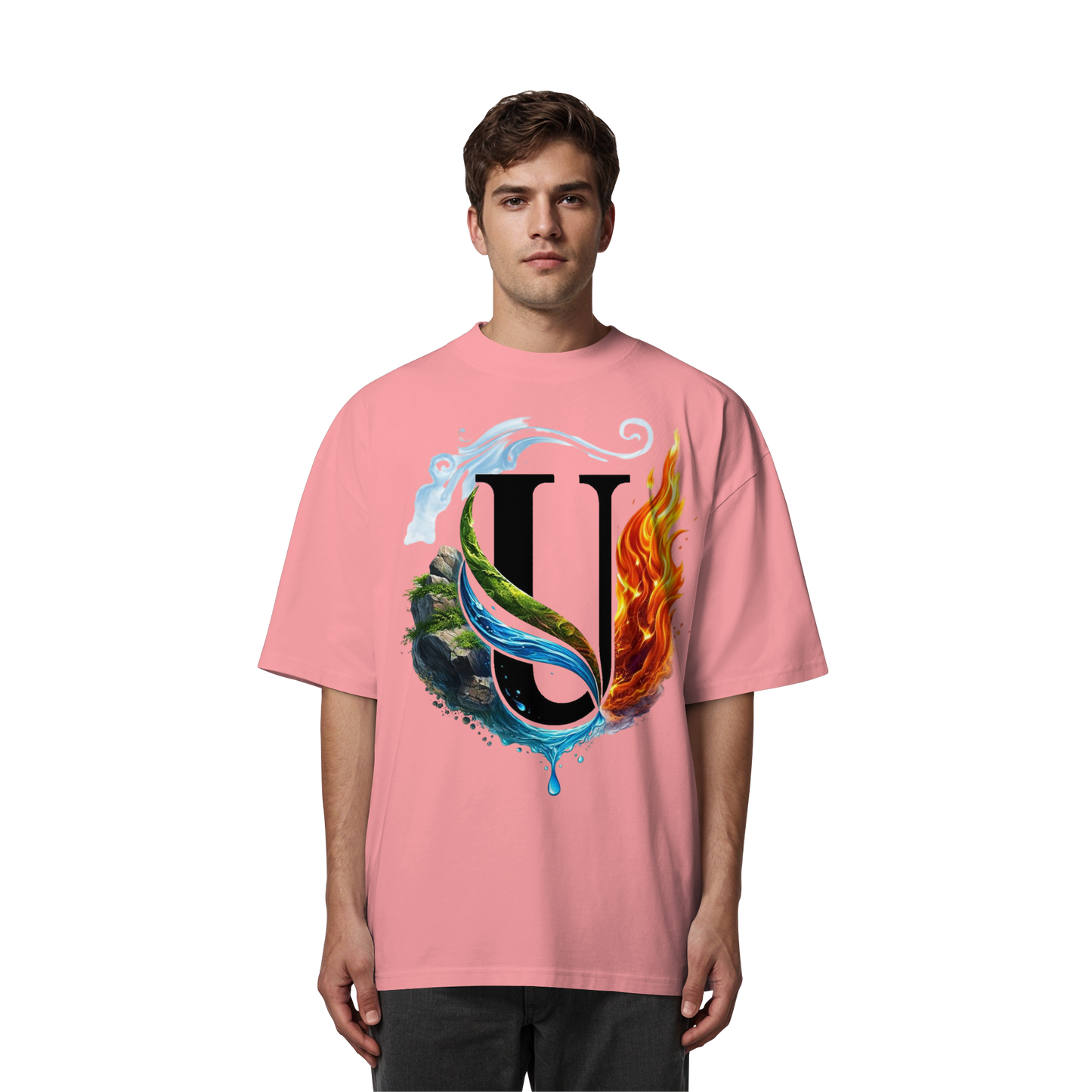 Unterzone Four Elements - Organic Oversize Shirt