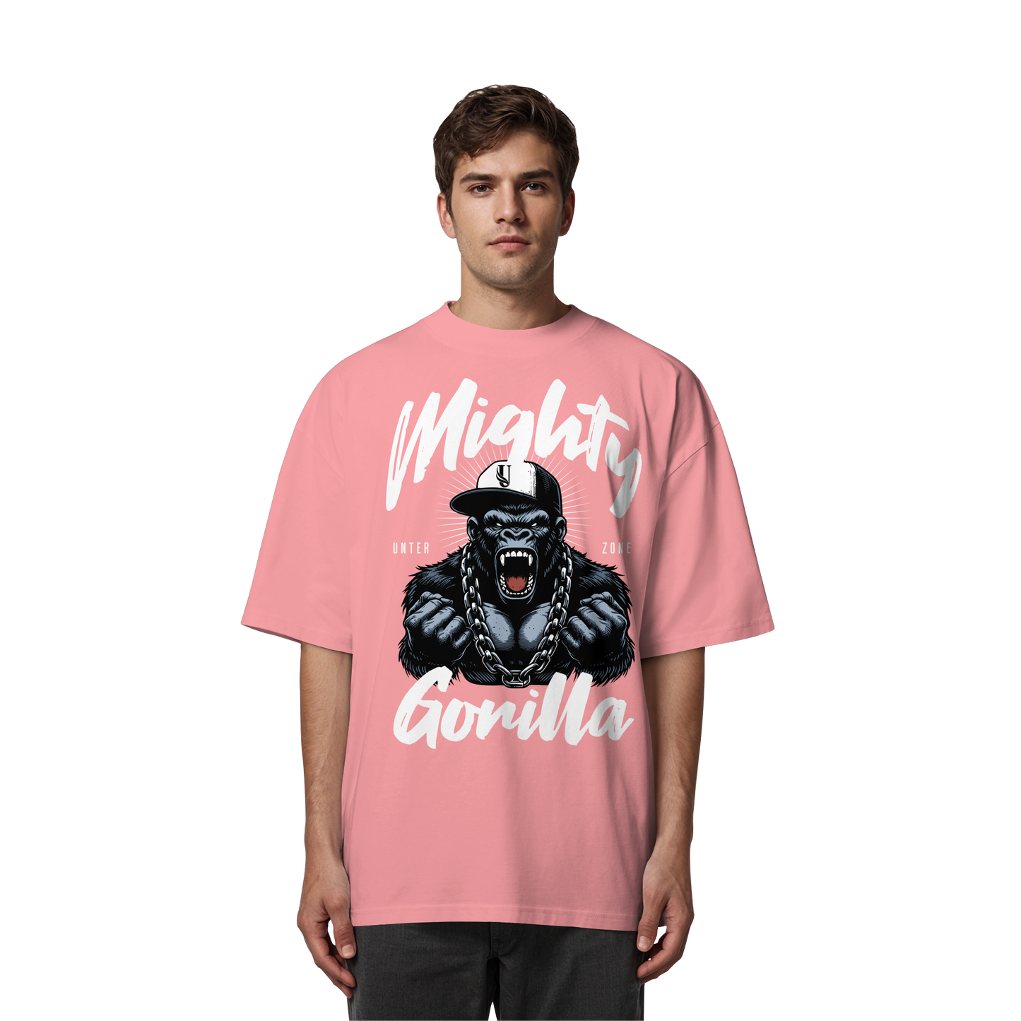 Unterzone Mighty Gorilla - Organic Oversize Shirt