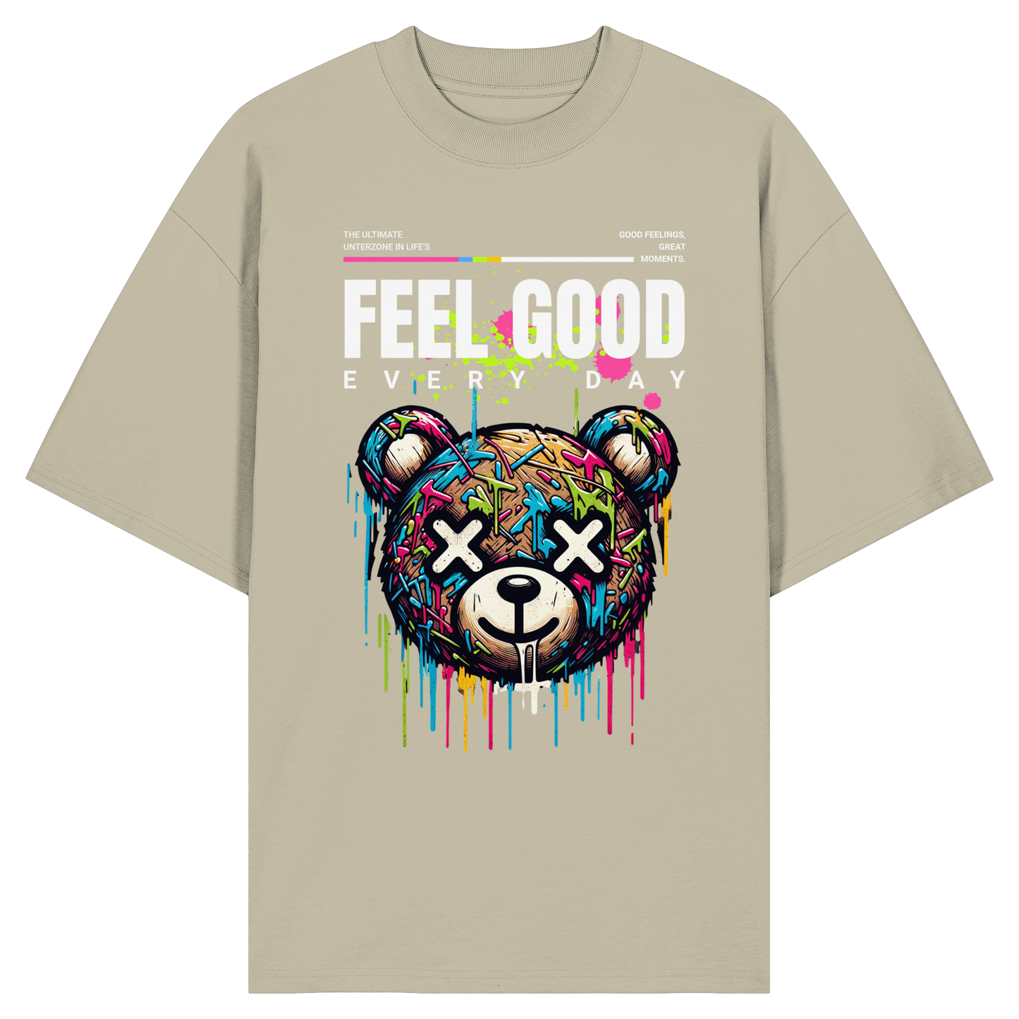 Unterzone Fell Good Every Day Teddy - Organic Oversize Shirt