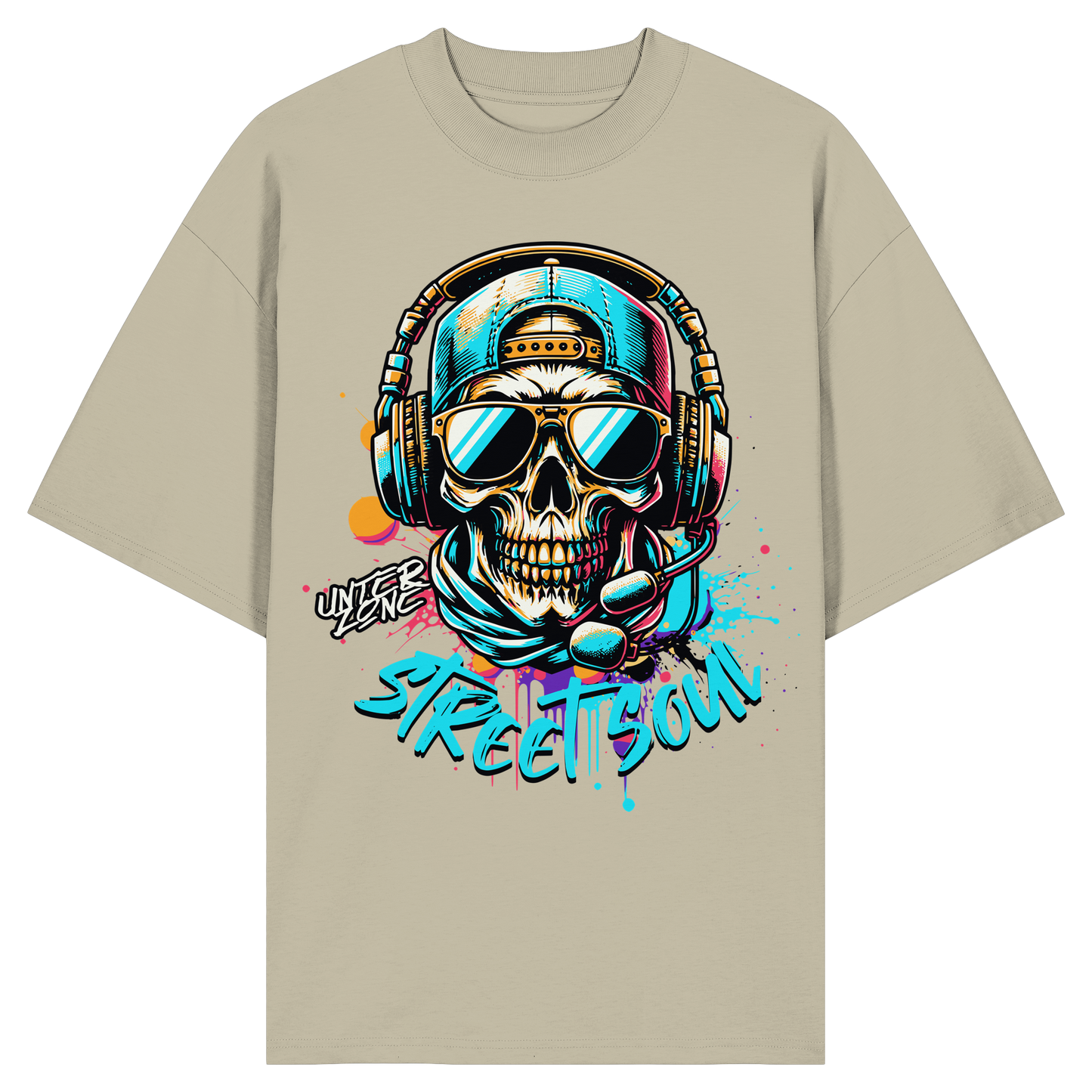 Unterzone Street Soul - Organic Oversize Shirt