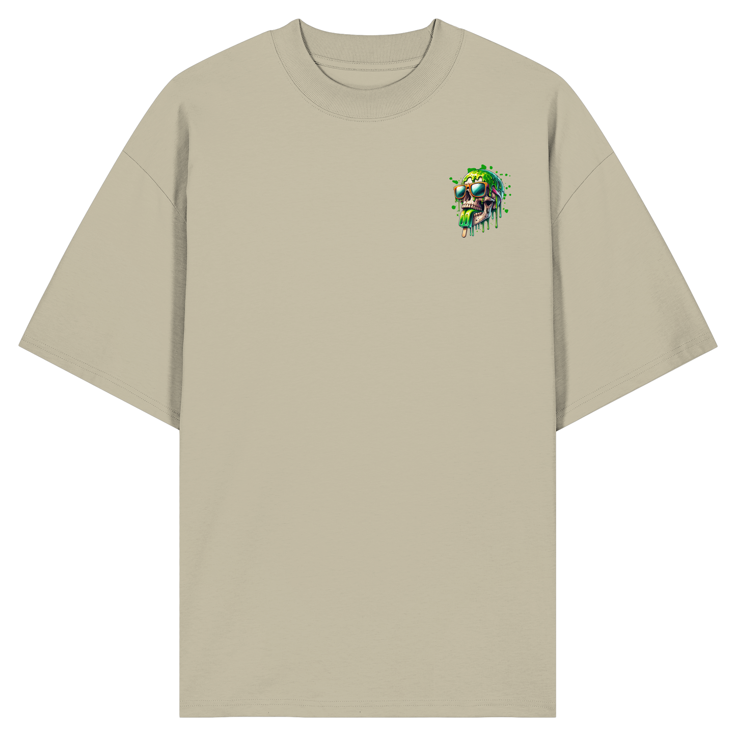 Unterzone Make Me Happy - Organic Oversize Shirt
