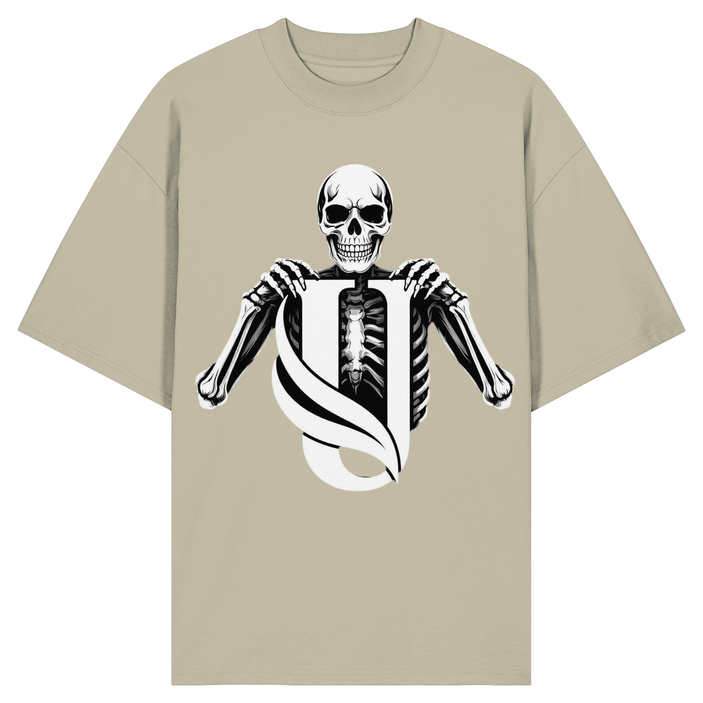 Unterzone Skull - Organic Oversize Shirt