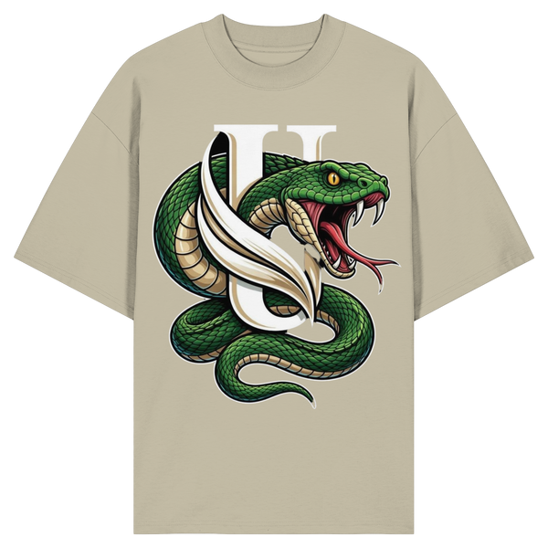 Unterzone Snake - Organic Oversize Shirt