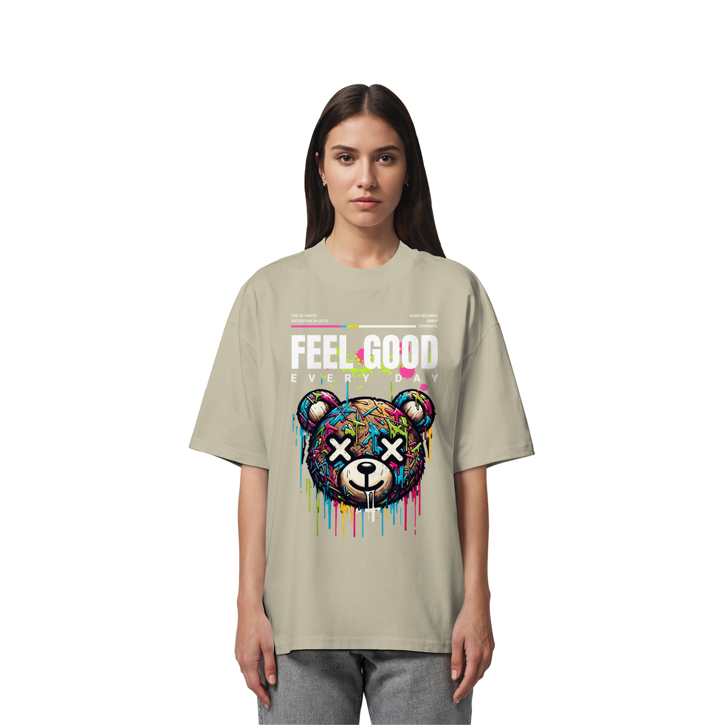 Unterzone Fell Good Every Day Teddy - Organic Oversize Shirt