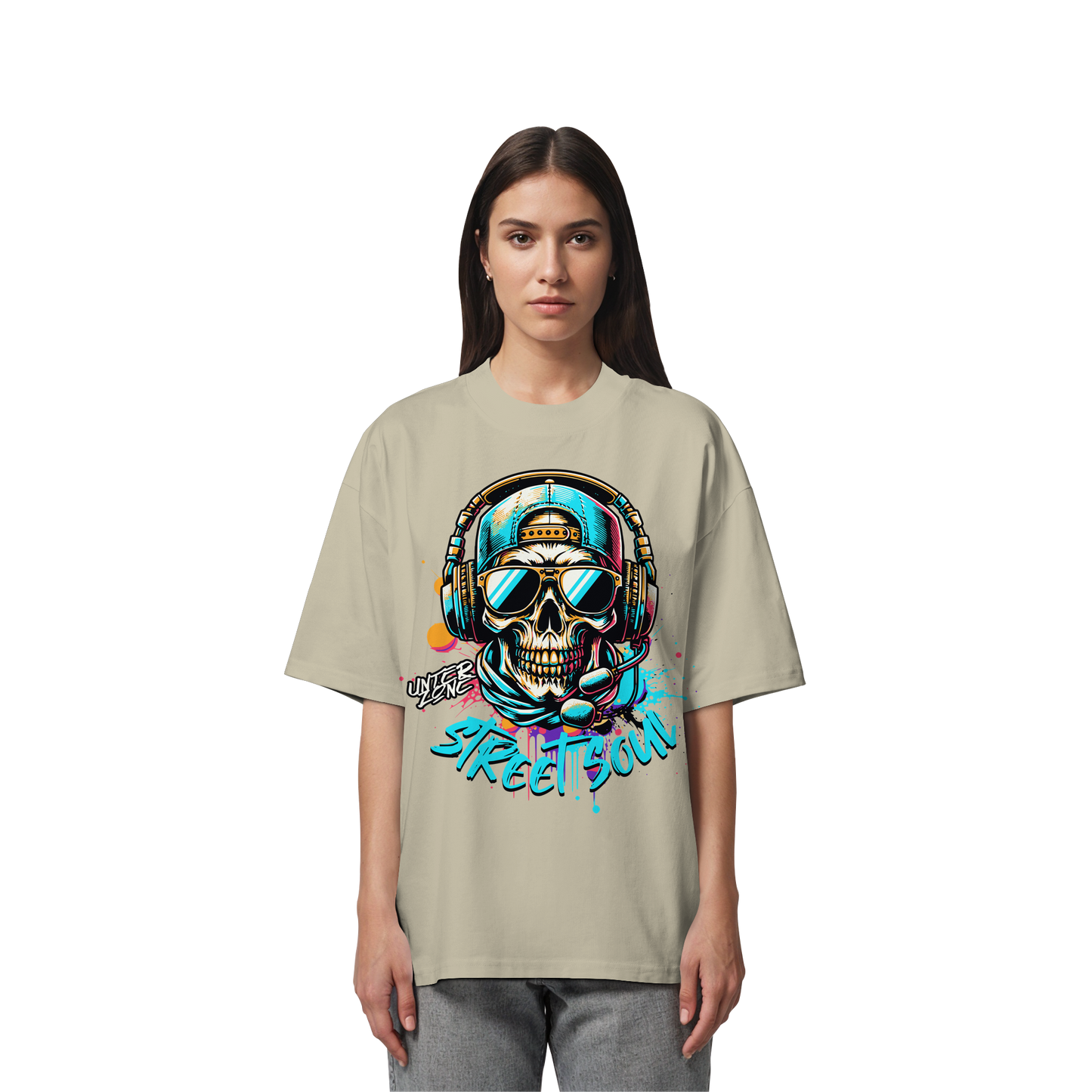 Unterzone Street Soul - Organic Oversize Shirt