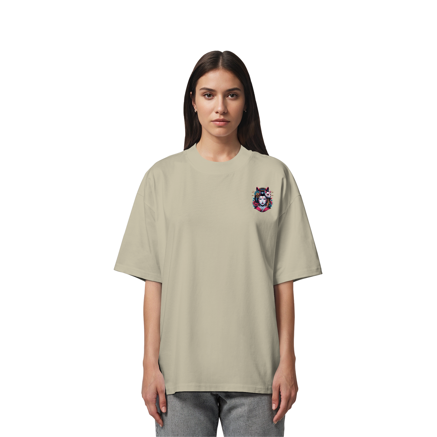 Unterzone Geisha Hagoromo - Organic Oversize Shirt