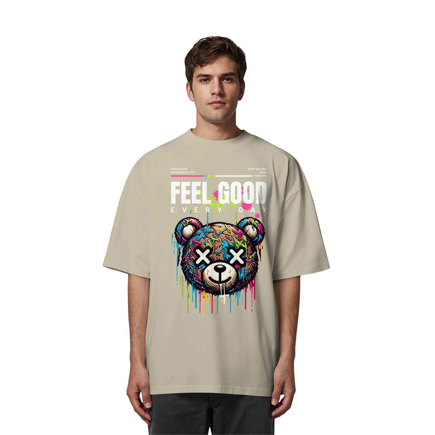 Unterzone Fell Good Every Day Teddy - Organic Oversize Shirt