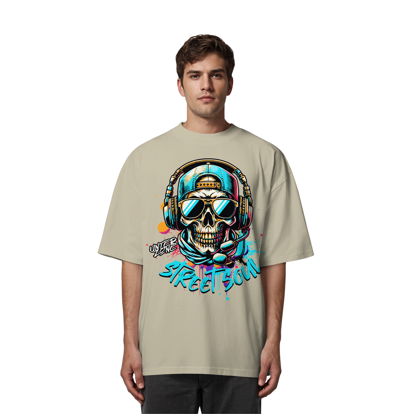 Unterzone Street Soul - Organic Oversize Shirt