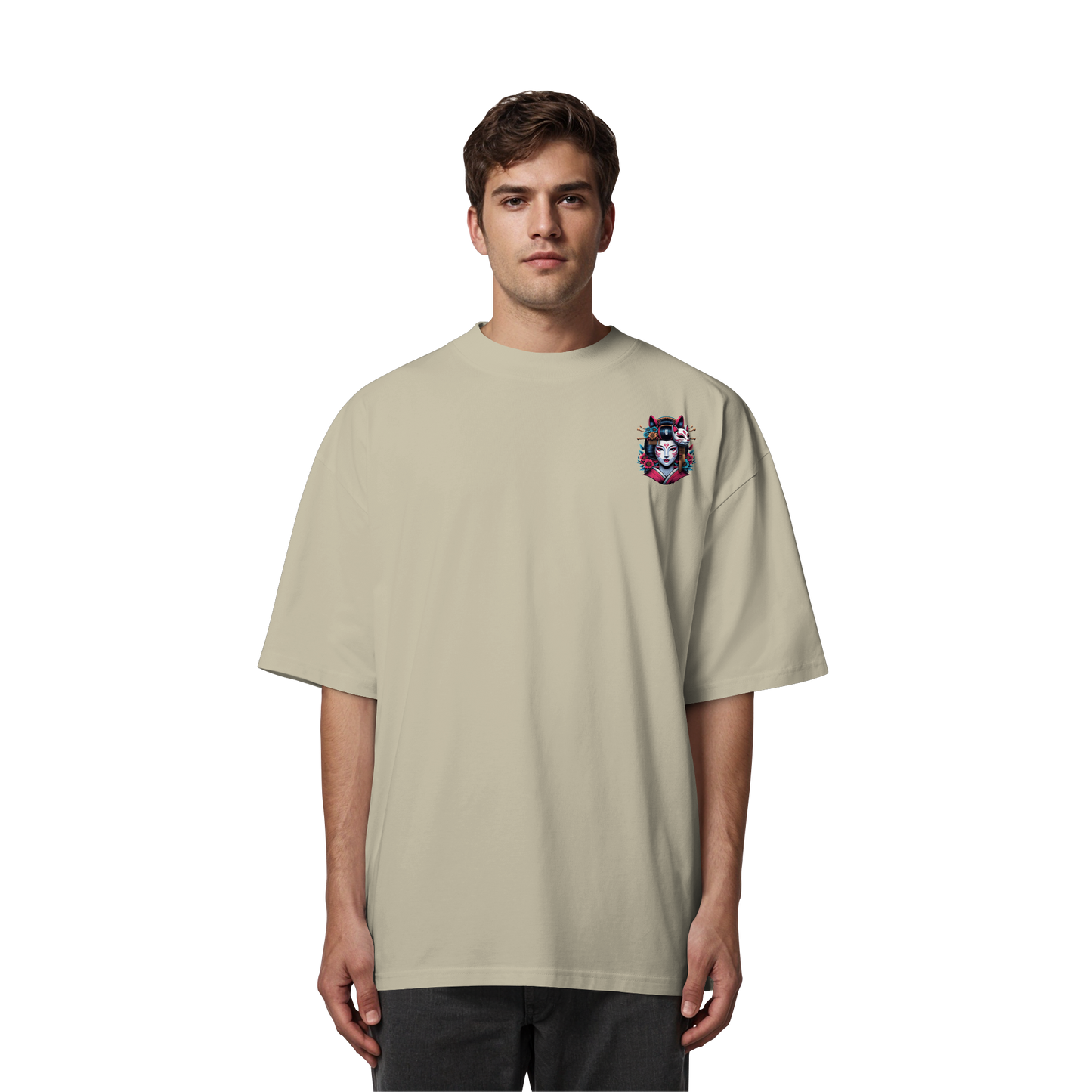 Unterzone Geisha Hagoromo - Organic Oversize Shirt