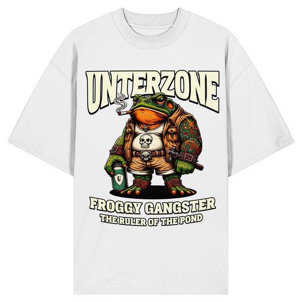 Unterzone Froggy Gangster - Organic Oversize Shirt