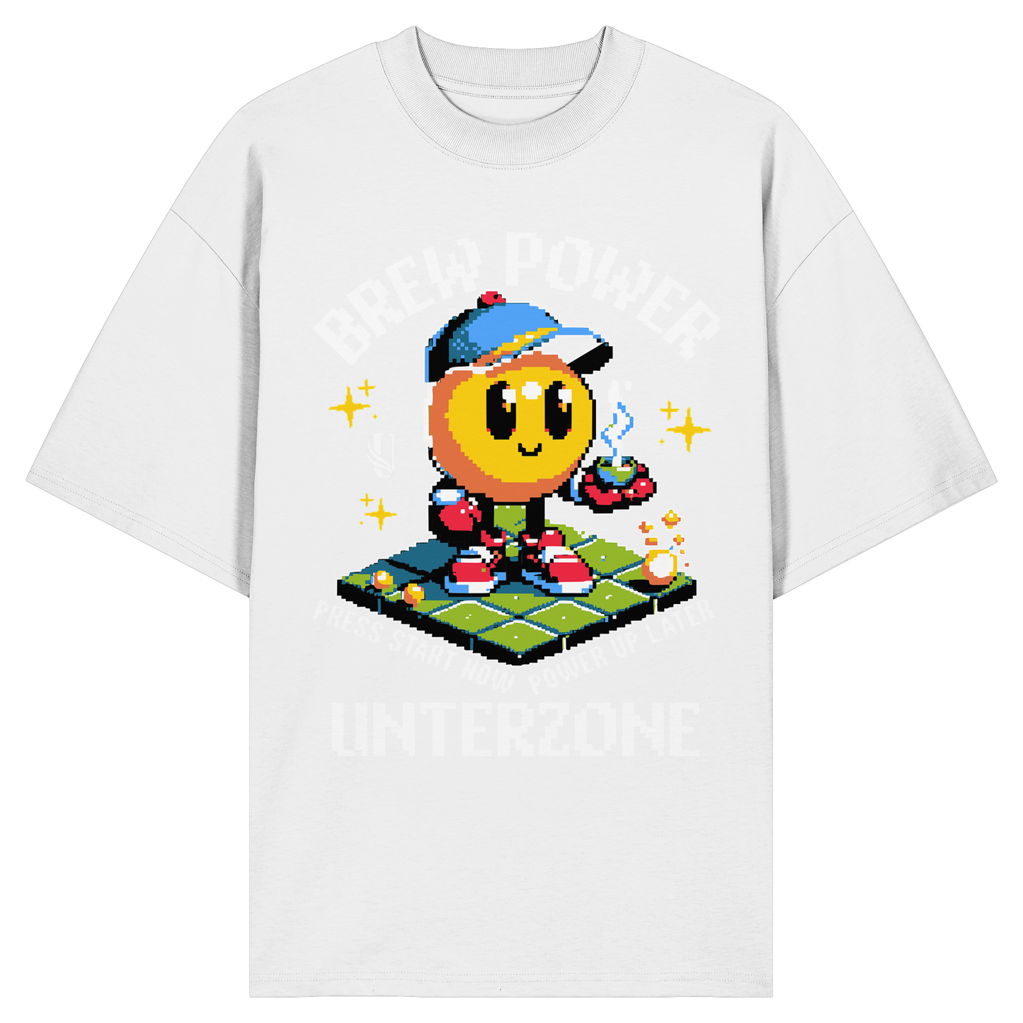 Unterzone Brew Power Organic Oversize Shirt - Organic Oversize Shirt