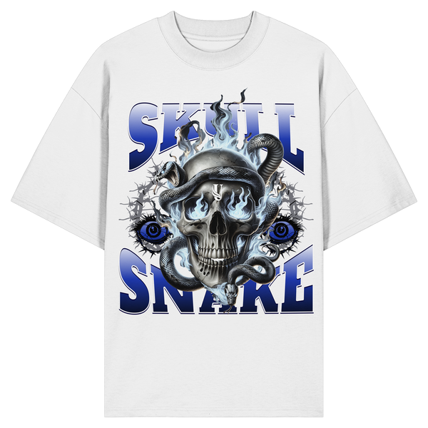 Unterzone Skull Snake - Organic Oversize Shirt