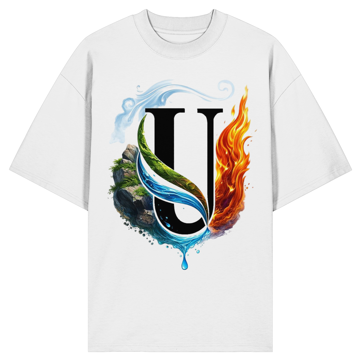 Unterzone Four Elements - Organic Oversize Shirt