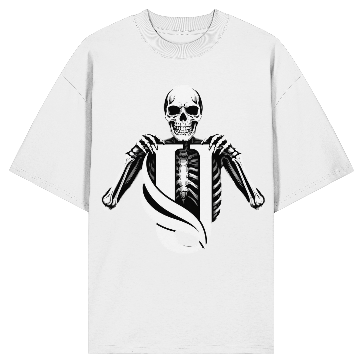 Unterzone Skull - Organic Oversize Shirt