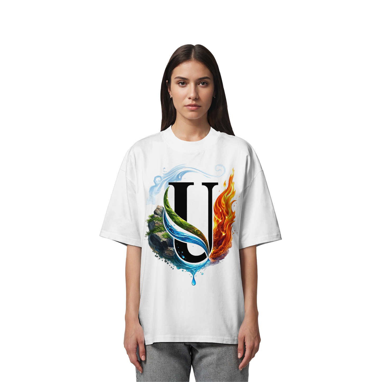 Unterzone Four Elements - Organic Oversize Shirt