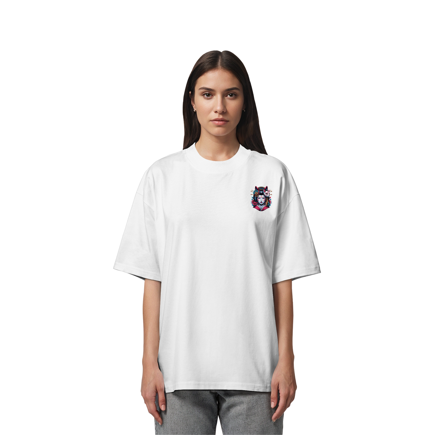 Unterzone Geisha Hagoromo - Organic Oversize Shirt