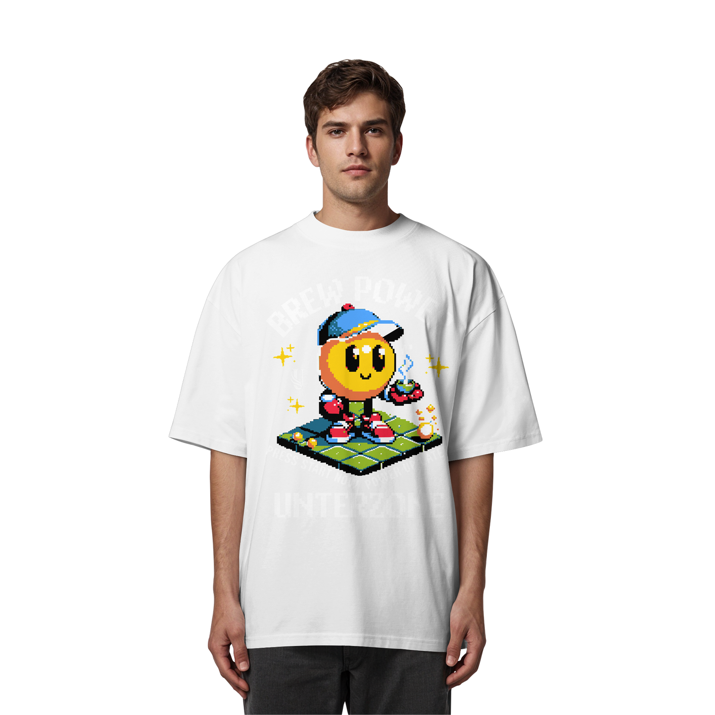 Unterzone Brew Power Organic Oversize Shirt - Organic Oversize Shirt