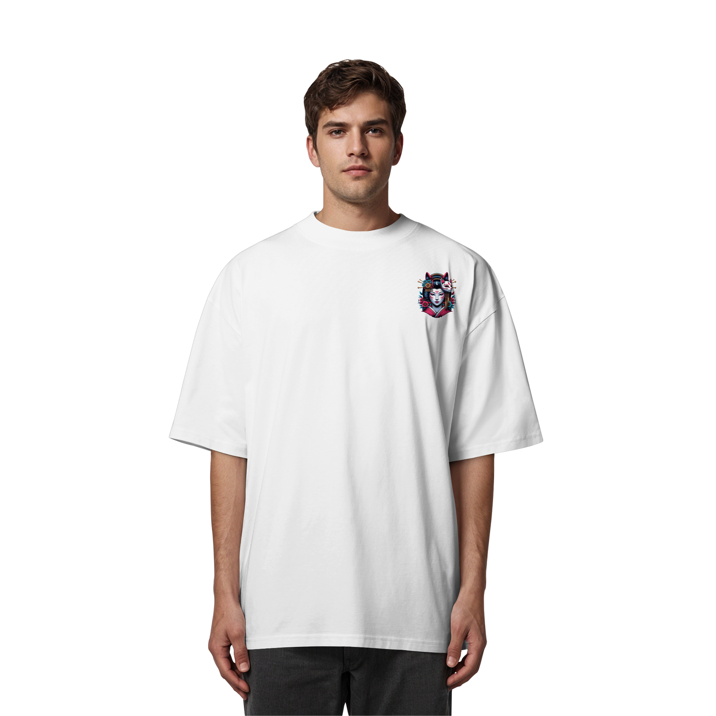 Unterzone Geisha Hagoromo - Organic Oversize Shirt