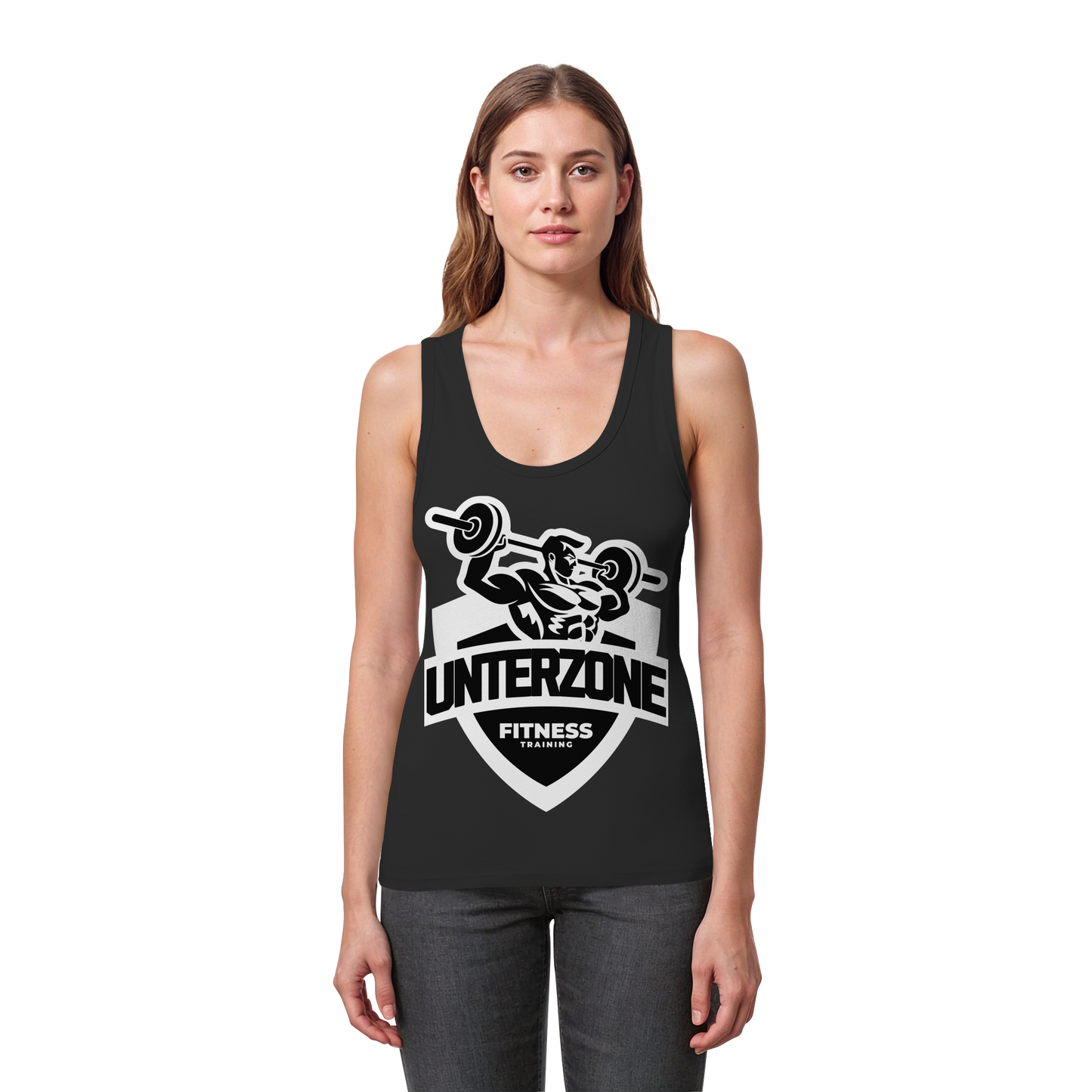 Unterzone Fitness Training - Womens Organic Fitted Tank Top