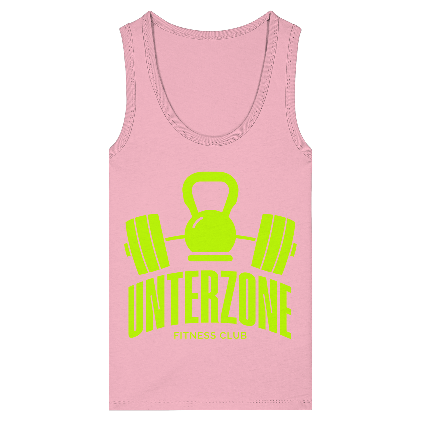 Unterzone Fitness Club - Womens Organic Fitted Tank Top