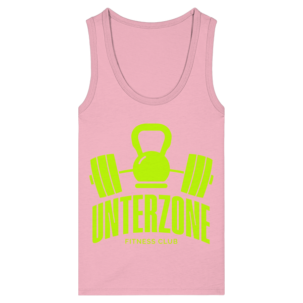 Unterzone Fitness Club - Womens Organic Fitted Tank Top