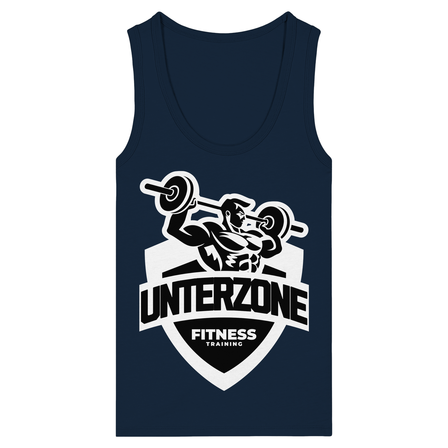 Unterzone Fitness Training - Womens Organic Fitted Tank Top