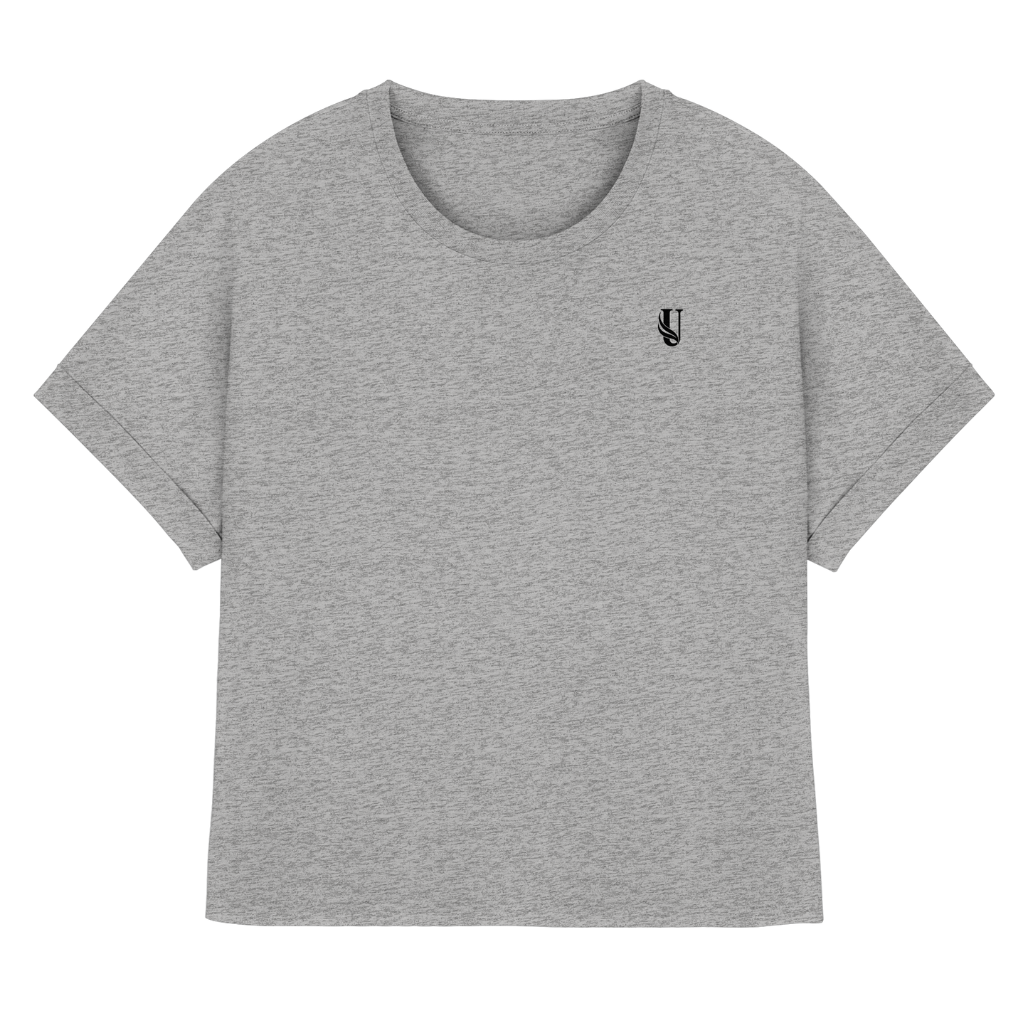 Unterzone Shirt - Womens Organic Rolled Sleeves T-Shirt