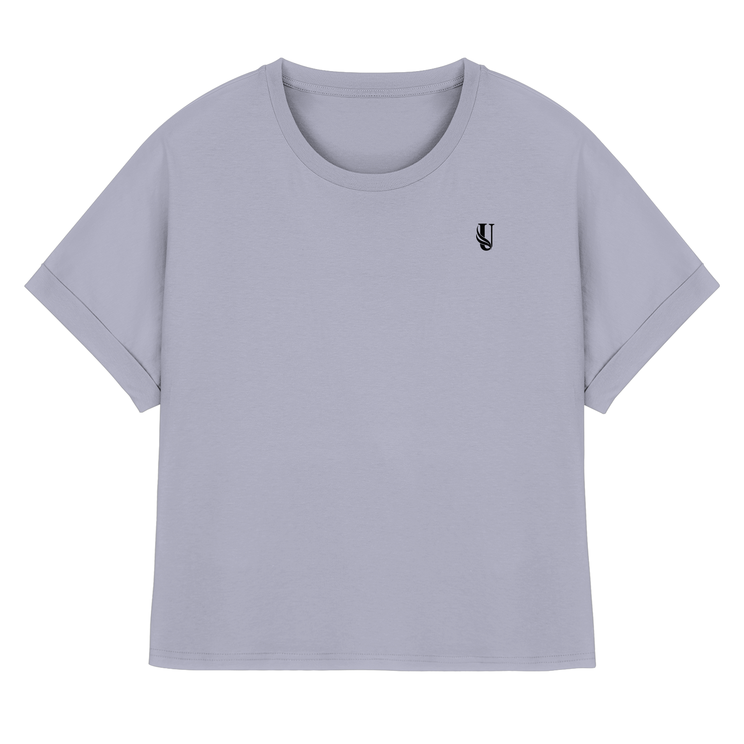 Unterzone Shirt - Womens Organic Rolled Sleeves T-Shirt