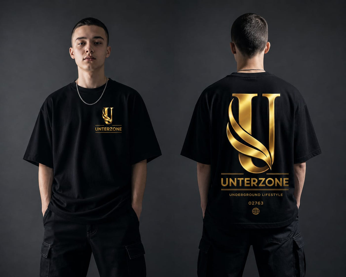 Unterzone Gold Edition - Heavy Oversized Organic Shirt